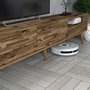 Hanah Home Conjunto de muebles de salón Valensiya - Nogal